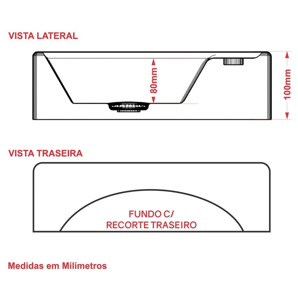 Cuba Pia De Apoio Para Banheiro Quadrada Ravena Q39 Verde Acqua C08 - Mpozenato