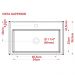 Cuba Pia Semi Encaixe para Banheiro Retangular 54cm XRT C08 Branco - Mpozenato