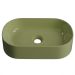 Cuba Pia de Apoio Para Banheiro Oval 43cm Hera C08 Verde - Mpozenato