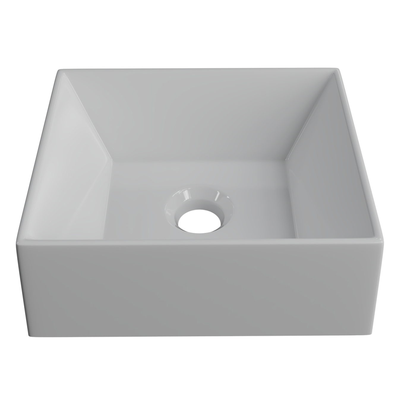 Cuba Pia de Apoio Para Banheiro Retangular 30cm Joy C08 Branco - Mpozenato