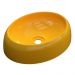 Cuba Pia de Apoio para Banheiro Oval Capri OV39W C08 Amarelo - Mpozenato