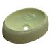 Cuba Pia de Apoio para Banheiro Oval Capri OV39W C08 Verde Acqua - Mpozenato