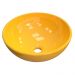 Cuba Pia de Apoio para Banheiro Redonda Bowl 30 C08 Amarelo - Mpozenato