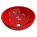 Cuba Pia de Apoio para Banheiro Redonda Bowl 30 C08 Vermelho - Mpozenato