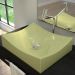 Cuba Pia de Apoio para Banheiro Retangular Milla ML44W C08 Verde Acqua - Mpozenato