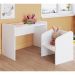 Escrivaninha Infantil Com Banqueta Montessoriano Meu Fofinho A05 Branco - Mpozenato