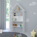 Estante Casinha Infantil Organizadora 4 Prateleiras Candy L03 Branco - Mpozenato