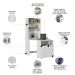 Estante Escrivaninha Para Escritório Home Office Salt Branco Z06 - Mpozenato