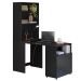 Estante Escrivaninha Para Escritório Home Office Salt Preto Z06 - Mpozenato