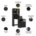 Estante Escrivaninha Para Escritório Home Office Salt Preto Z06 - Mpozenato