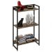 Estante Livreiro Multiuso Dynamica Industrial 60cm 3 Prateleiras C08 Carvalho Dark - Mpozenato
