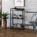 Estante Livreiro Multiuso Dynamica Industrial 60cm 3 Prateleiras C08 Carvalho Dark - Mpozenato