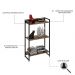 Estante Livreiro Multiuso Dynamica Industrial 60cm 3 Prateleiras C08 Carvalho Dark - Mpozenato