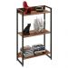 Estante Livreiro Multiuso Dynamica Industrial 60cm 3 Prateleiras C08 Nogal - Mpozenato