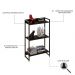 Estante Livreiro Multiuso Dynamica Industrial 60cm 3 Prateleiras C08 Preto Ônix - Mpozenato