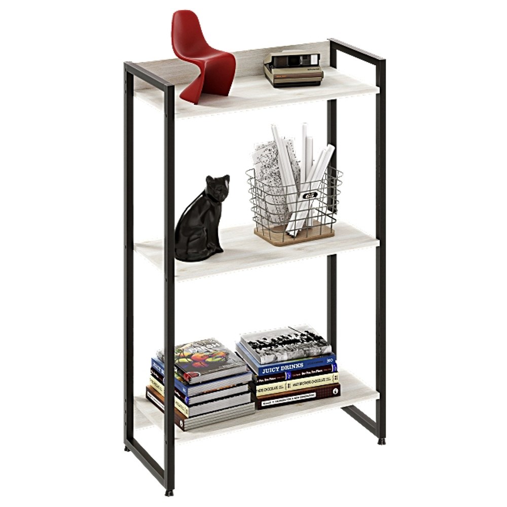 Estante Livreiro Multiuso Dynamica Industrial 60cm 3 Prateleiras C08 Snow - Mpozenato