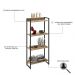 Estante Livreiro Multiuso Dynamica Industrial 60cm 4 Prateleiras C08 Carvalho - Mpozenato