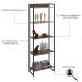 Estante Livreiro Multiuso Dynamica Industrial 60cm 5 Prateleiras C08 Nogal - Mpozenato