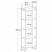 Estante Livreiro Multiuso Dynamica Industrial 60cm 5 Prateleiras C08 Preto Ônix - Mpozenato