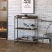 Estante Livreiro Multiuso Dynamica Industrial 80cm 3 Prateleiras C08 Carvalho Dark - Mpozenato