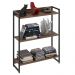 Estante Livreiro Multiuso Dynamica Industrial 80cm 3 Prateleiras C08 Nogal - Mpozenato