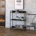 Estante Livreiro Multiuso Dynamica Industrial 80cm 3 Prateleiras C08 Preto Ônix - Mpozenato
