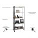 Estante Livreiro Multiuso Prisma Estilo Industrial 80cm 5 Prateleiras C08 Snow - Mpozenato
