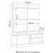 Estante Painel Para TV 60 Pol 150cm Sena L06 Jatobá/Off White - Mpozenato