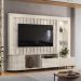 Estante Painel Para TV 70 Pol 242cm Le Gard Z10 Off/Calacata - Mpozenato