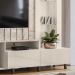Estante Painel Para TV 70 Pol 242cm Le Gard Z10 Off/Calacata - Mpozenato