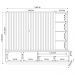 Estante Painel para TV 82 Pol 240cm com LED Hawai C05 Amêndoa - Mpozenato