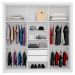Guarda Roupa 3 Portas 2 Gavetas Residence D02 Branco - Mpozenato