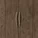 Guarda Roupa Casal 162cm Com Espelho Cuban Castanho Wood Z17 - Mpozenato
