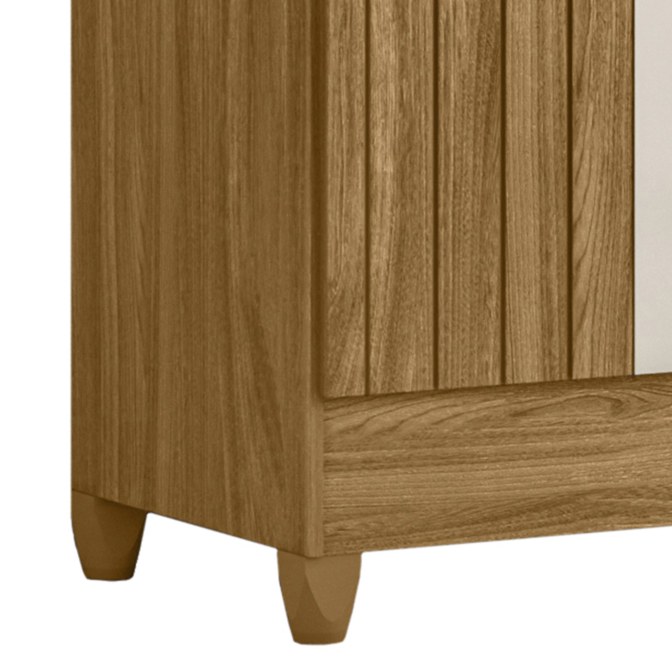 Guarda Roupa Casal 165cm 6 Portas Khani Freijó/Off Z17       - Mpozenato