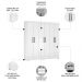 Guarda Roupa Casal 180cm 6 Portas Vanci D02 Branco - Mpozenato