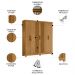 Guarda Roupa Casal 195cm Ripado Arlon M07 Freijó - Mpozenato