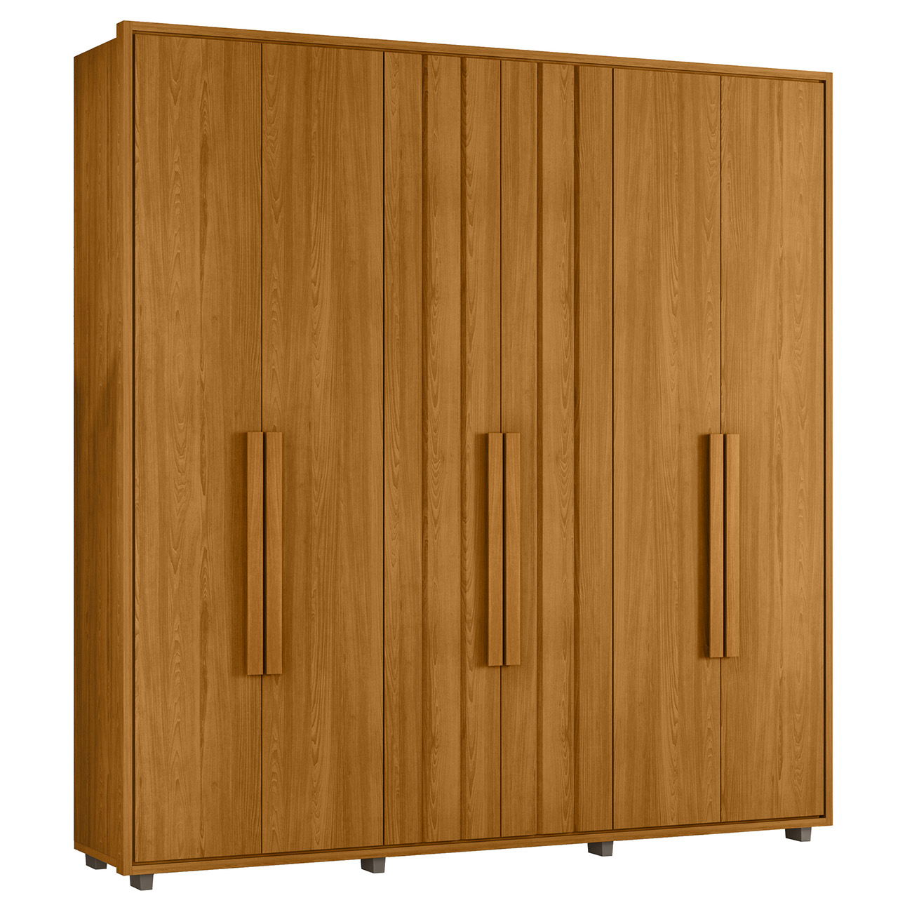 Guarda Roupa Casal 230cm Com 6 Portas Barok Cinamomo Z10    - Mpozenato
