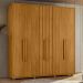 Guarda Roupa Casal 230cm Com 6 Portas Barok Cinamomo Z10    - Mpozenato