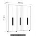 Guarda Roupa Casal 230cm Com 6 Portas Barok Cinamomo Z10    - Mpozenato