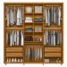 Guarda Roupa Casal 230cm Com 6 Portas Barok Cinamomo Z10    - Mpozenato
