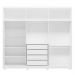 Guarda Roupa Casal 241cm 6 Portas Vanny D02 Branco - Mpozenato