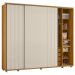 Guarda Roupa Casal 278cm Com 2 Portas Mya Off/Cinamomo Z10  - Mpozenato