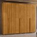Guarda Roupa Casal 278cm Com 6 Portas Zac Cinamomo Z10      - Mpozenato