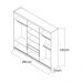 Guarda Roupa Casal 3 Portas de Correr 1 Espelho Winter F04 Branco- Mpozenato