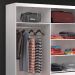 Guarda Roupa Casal 3 Portas de Correr 1 Espelho Winter F04 Branco- Mpozenato