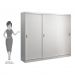 Guarda Roupa Casal 3 Portas de Correr Winter F04 Branco - Mpozenato