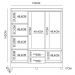 Guarda Roupa Casal 6 Portas 2 Gavetas 153cm Paraná M07 Branco - Mpozenato