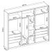 Guarda Roupa Casal 6 Portas 6 Gavetas Atrice D02 Amendola Touch - Mpozenato