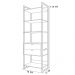 Guarda Roupa Closet 2 Gavetas Indy F02 Nature Texturizado - Mpozenato