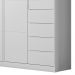 Guarda Roupa Infantil 3 Portas 4 Gavetas Lilly P04 Branco - Mpozenato